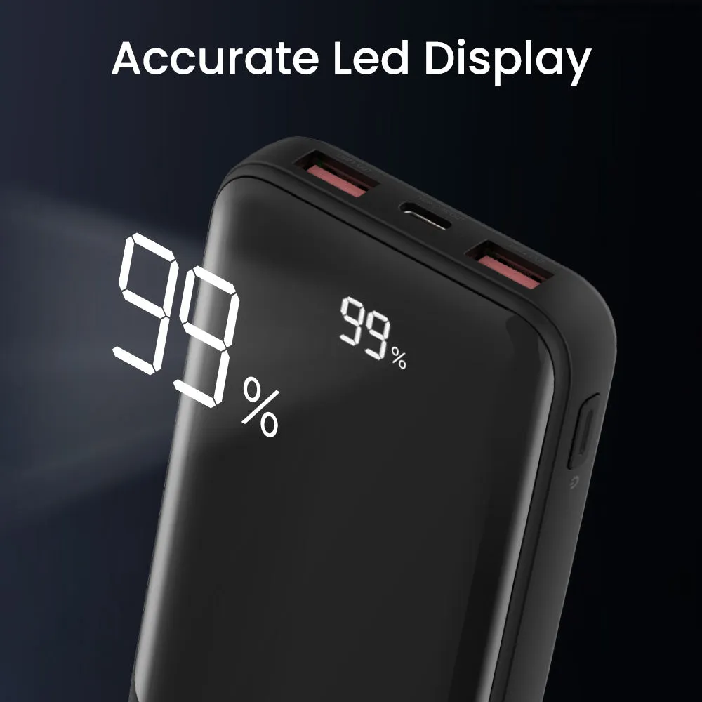 iQuick Digital Display Power Bank 20000mAh 22.5W