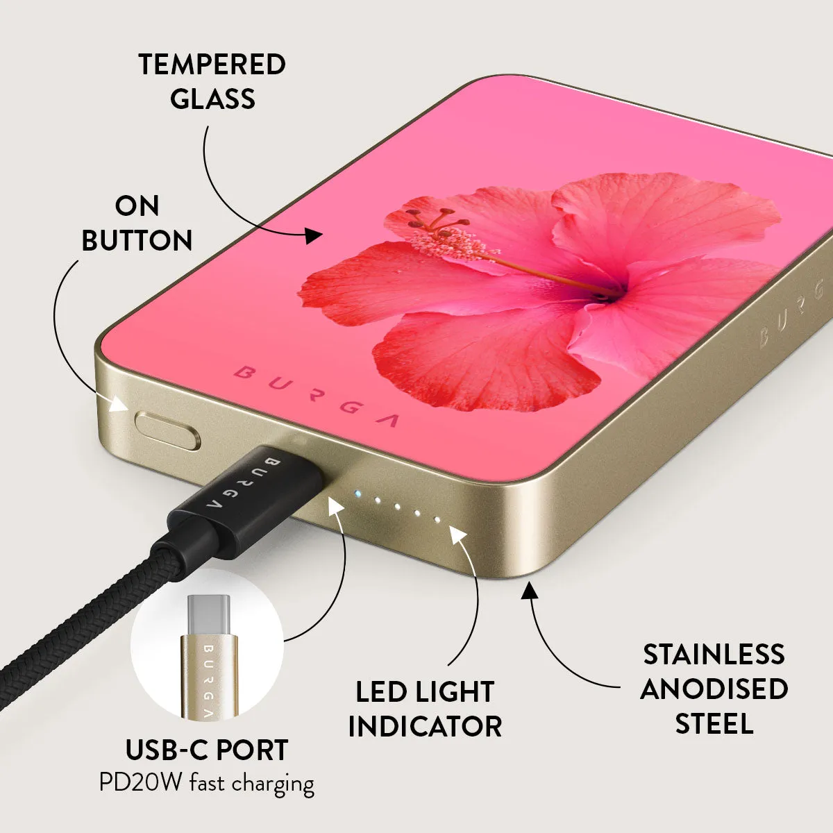 Island Girl - Magnetic Power Bank