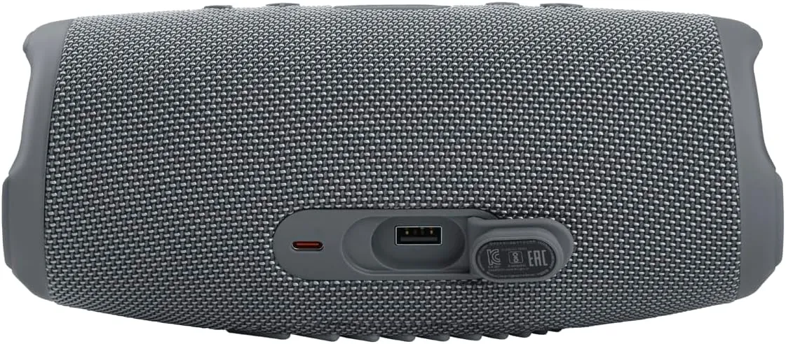 JBL CHARGE 5 - Portable Waterproof (IP67) Bluetooth Speaker with Powerbank USB Charge out, 20 hours playtime, JBL Partyboost (Grey)