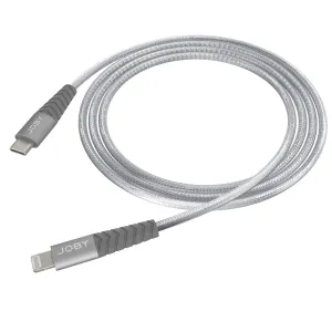 Joby 6.6' USB Type-C to Lightning Cable, Space Gray