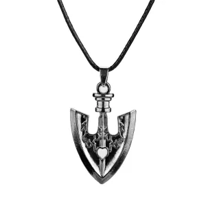 JOJO's Small Shovel Key Chain Leather Necklace