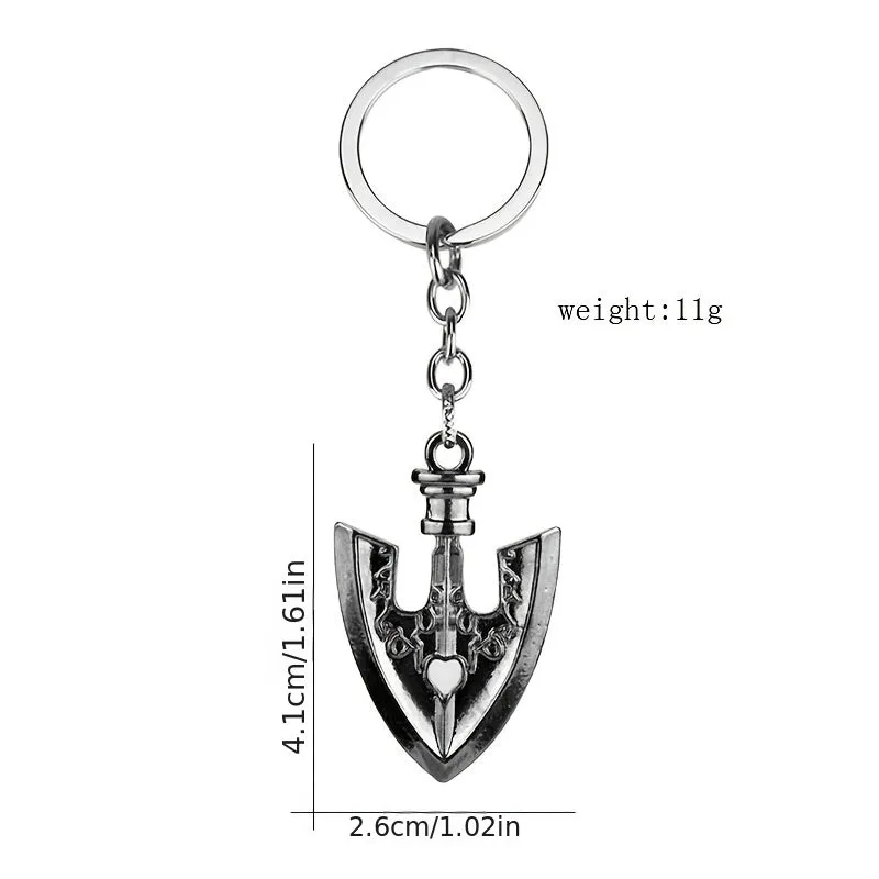JOJO's Small Shovel Key Chain Leather Necklace