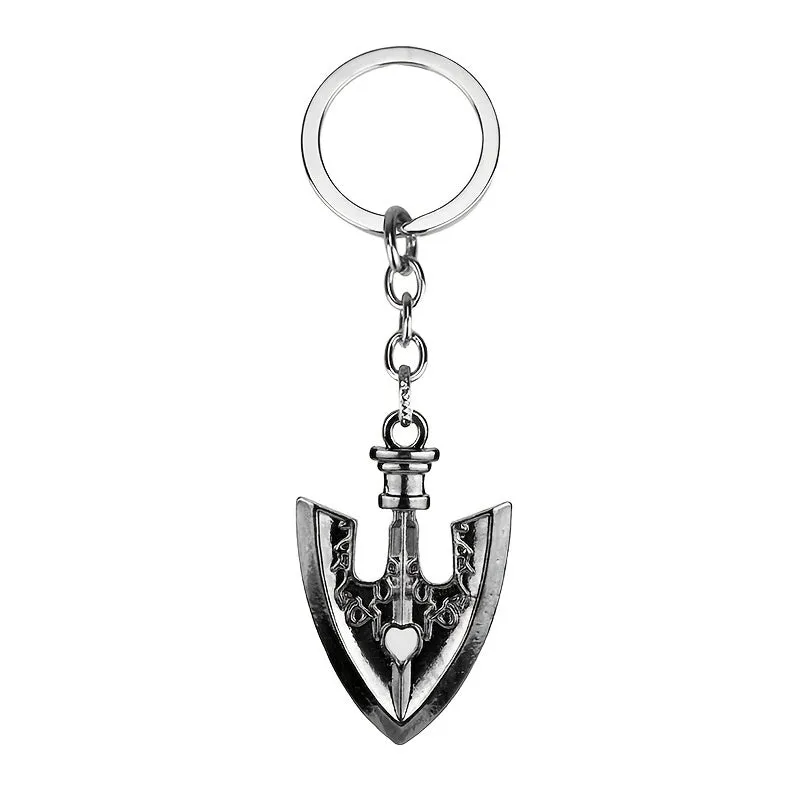 JOJO's Small Shovel Key Chain Leather Necklace