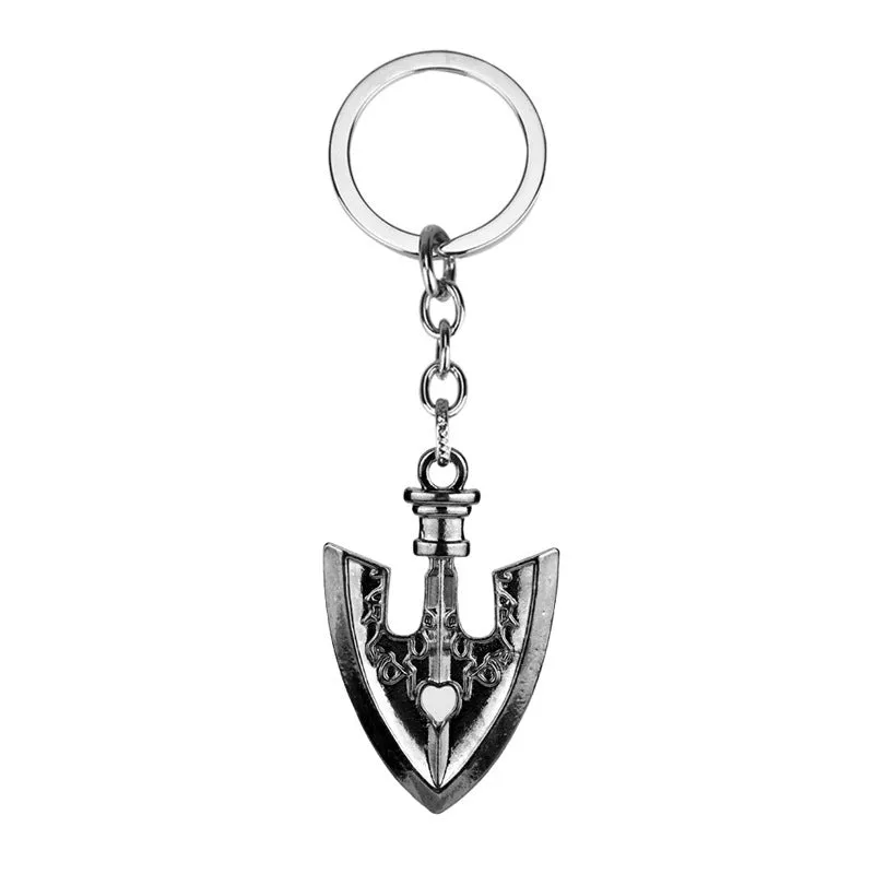 JOJO's Small Shovel Key Chain Leather Necklace