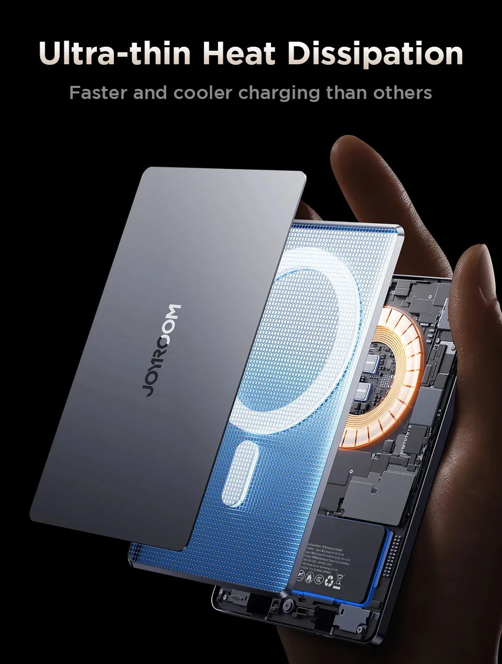 JOYROOM 20W 5000mAh Ultra Thin Wireless Charging Magnetic Power Bank