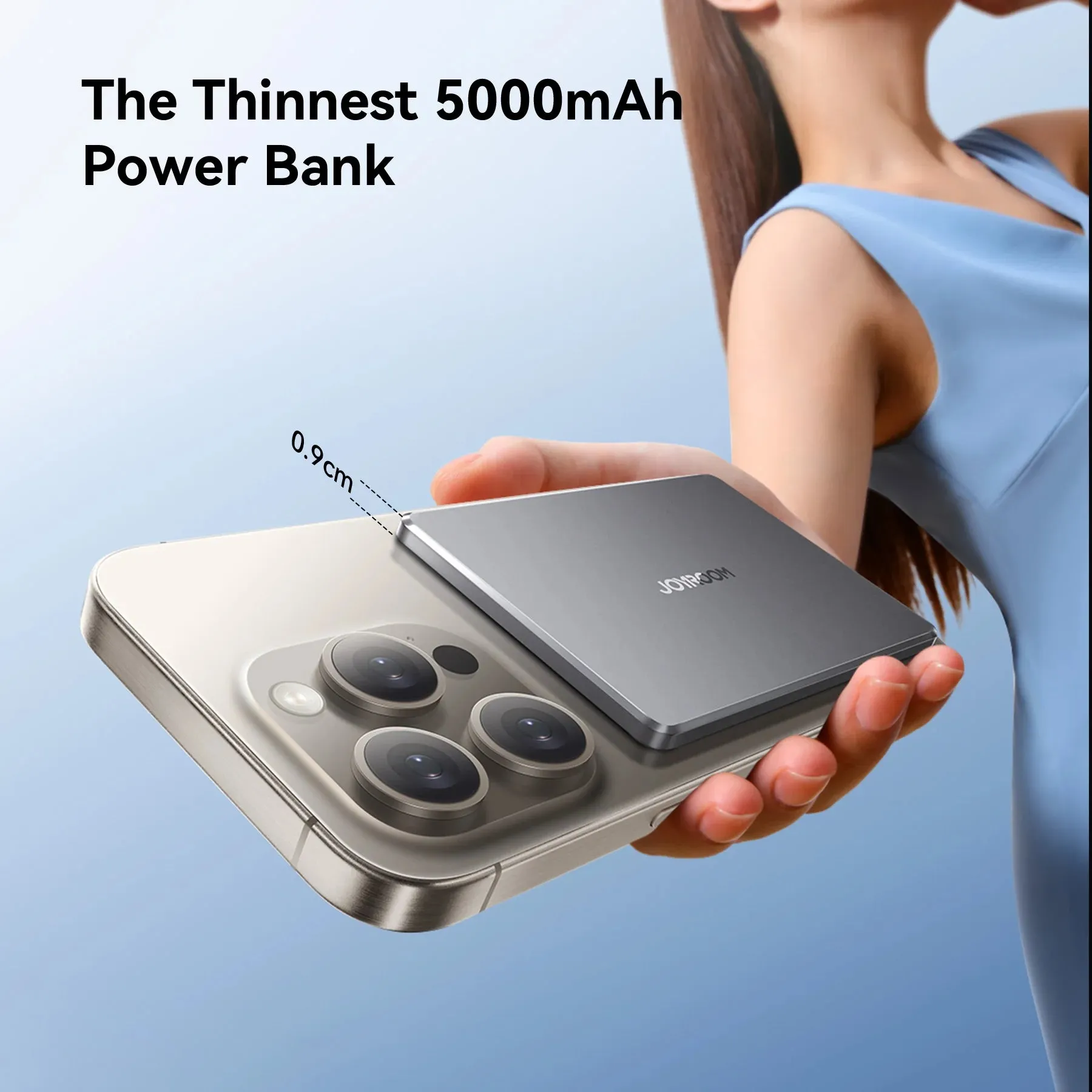 JOYROOM 20W 5000mAh Ultra Thin Wireless Charging Magnetic Power Bank