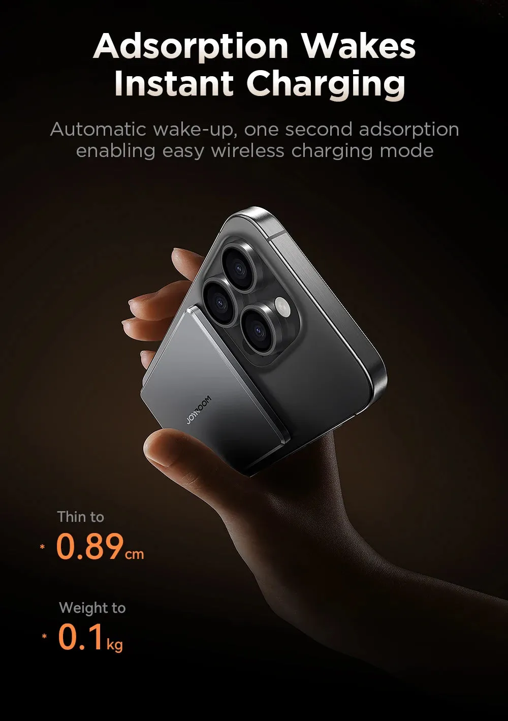 JOYROOM 20W 5000mAh Ultra Thin Wireless Charging Magnetic Power Bank