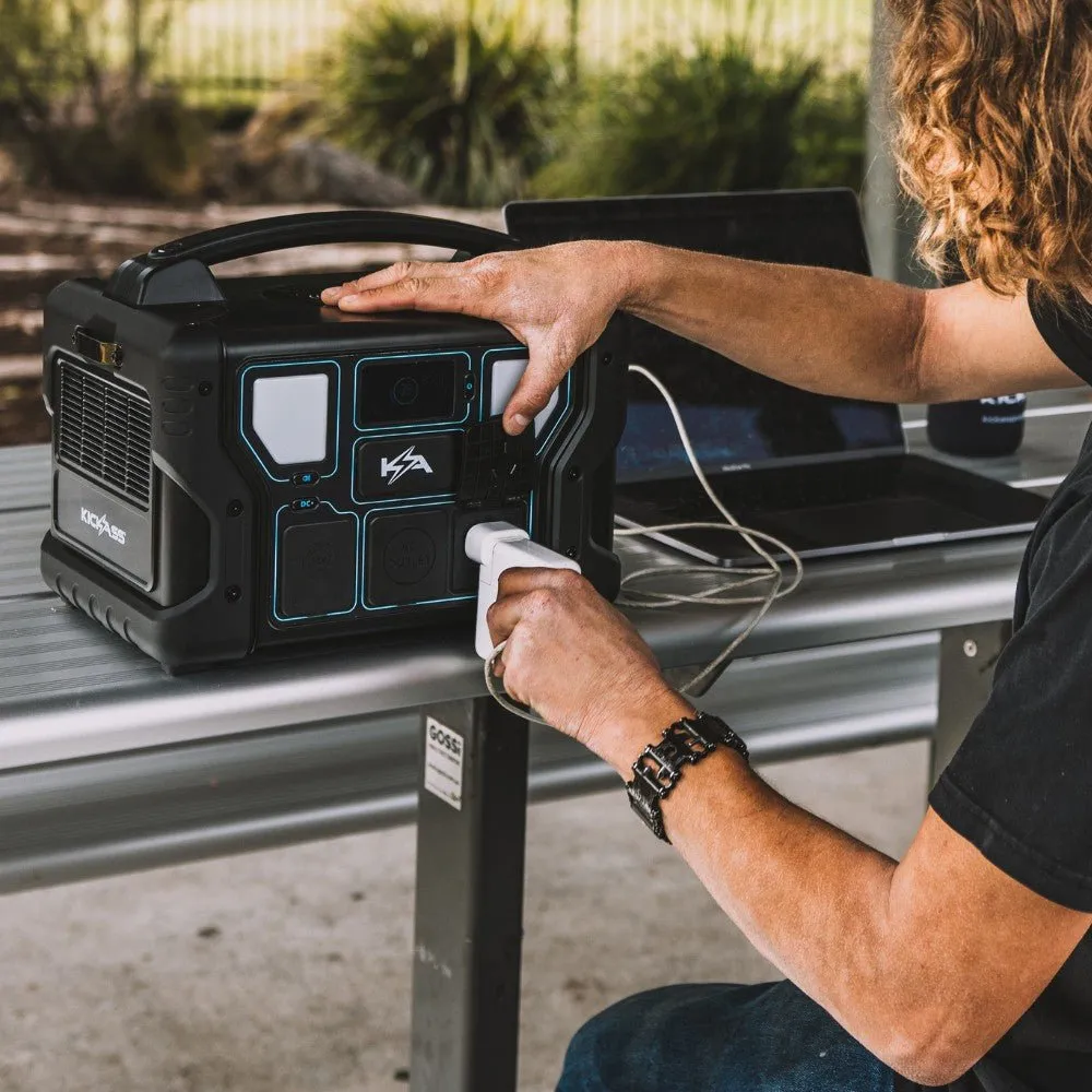 KickAss KickCharge 1200 Lithium Power Station - 1200W, 78.7Ah @ 12.8V