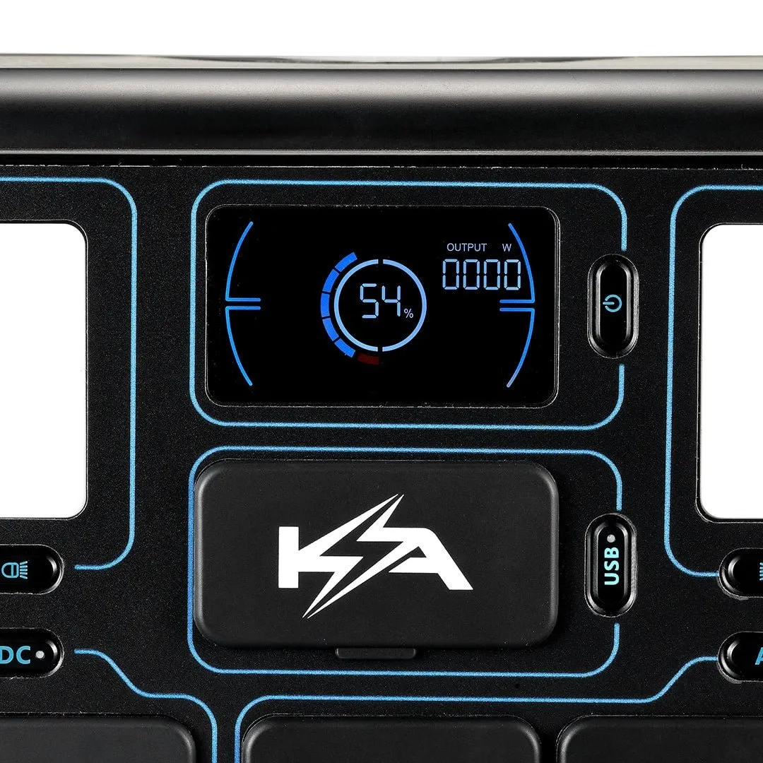 KickAss KickCharge 1200 Lithium Power Station - 1200W, 78.7Ah @ 12.8V