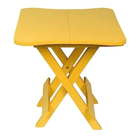 Kids Folding Table, Portable Folding Side Table, Foldable Coffee Table for Living Room, Garden, Outdoor, Corner Table/Bedside Table for Bedroom