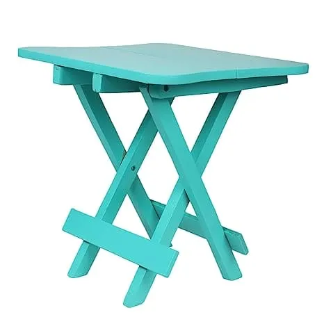 Kids Folding Table, Portable Folding Side Table, Foldable Coffee Table for Living Room, Garden, Outdoor, Corner Table/Bedside Table for Bedroom
