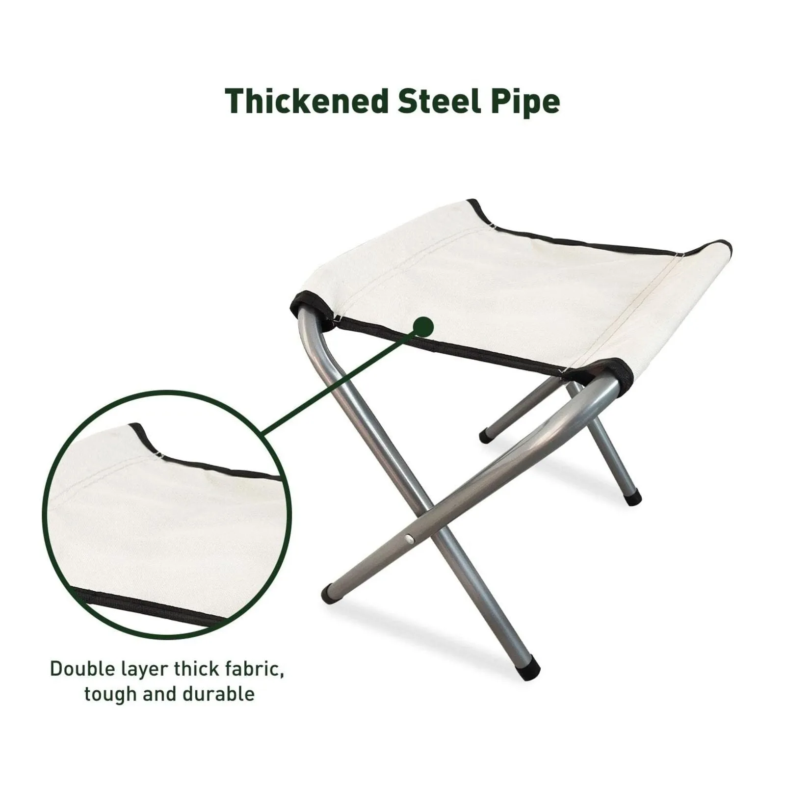 KILIROO Camping Table 120cm Silver (With 4 Chairs) - Lightweight and Portable Foldable Design