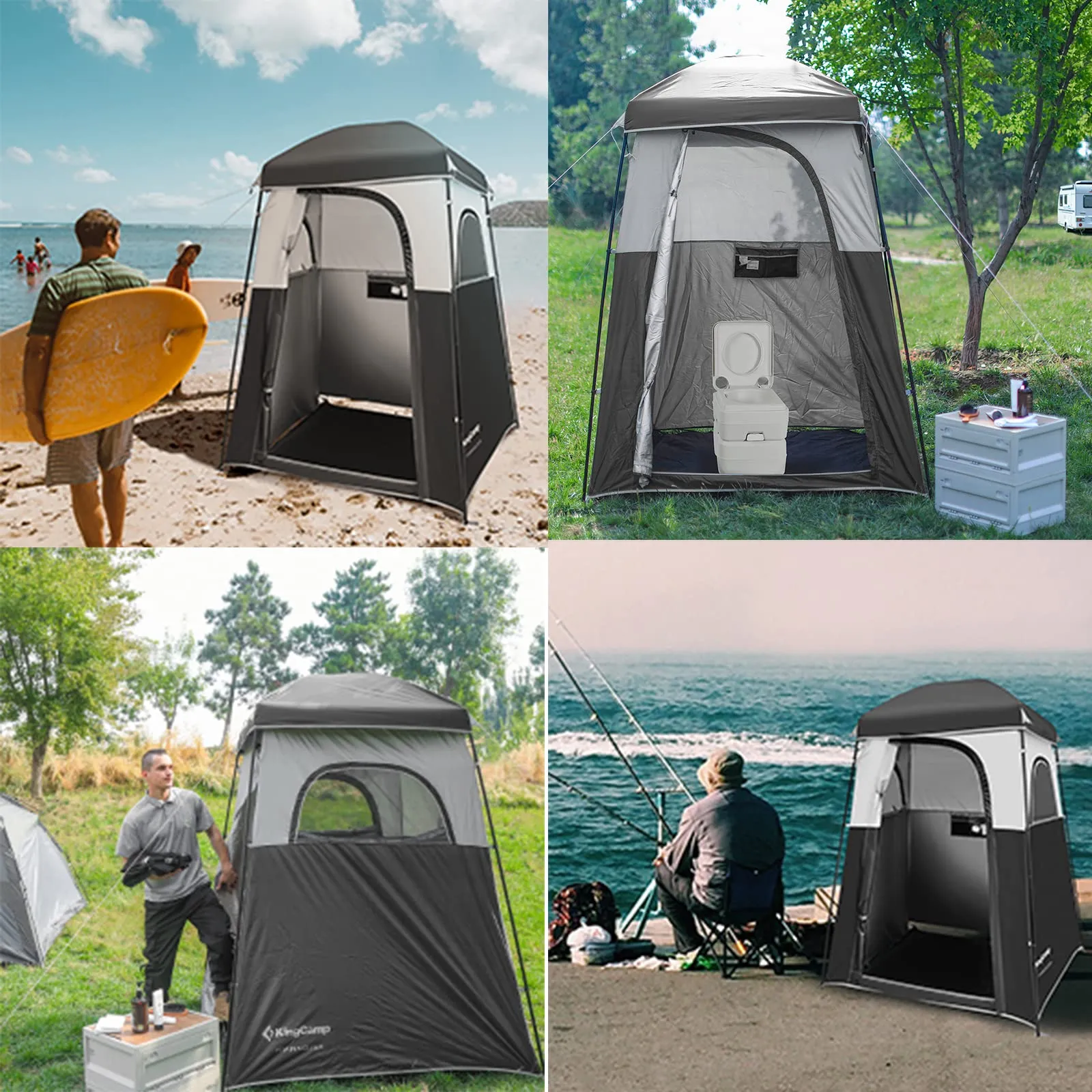 KingCamp MARASUSA Shower Tent 1 Room Privacy Shelter