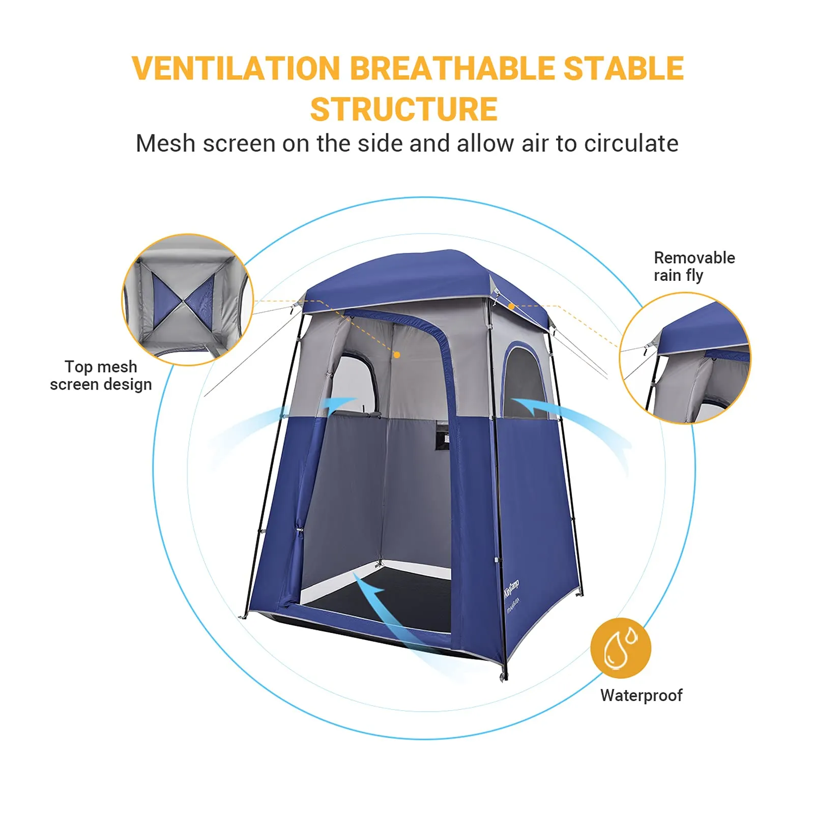 KingCamp MARASUSA Shower Tent 1 Room Privacy Shelter