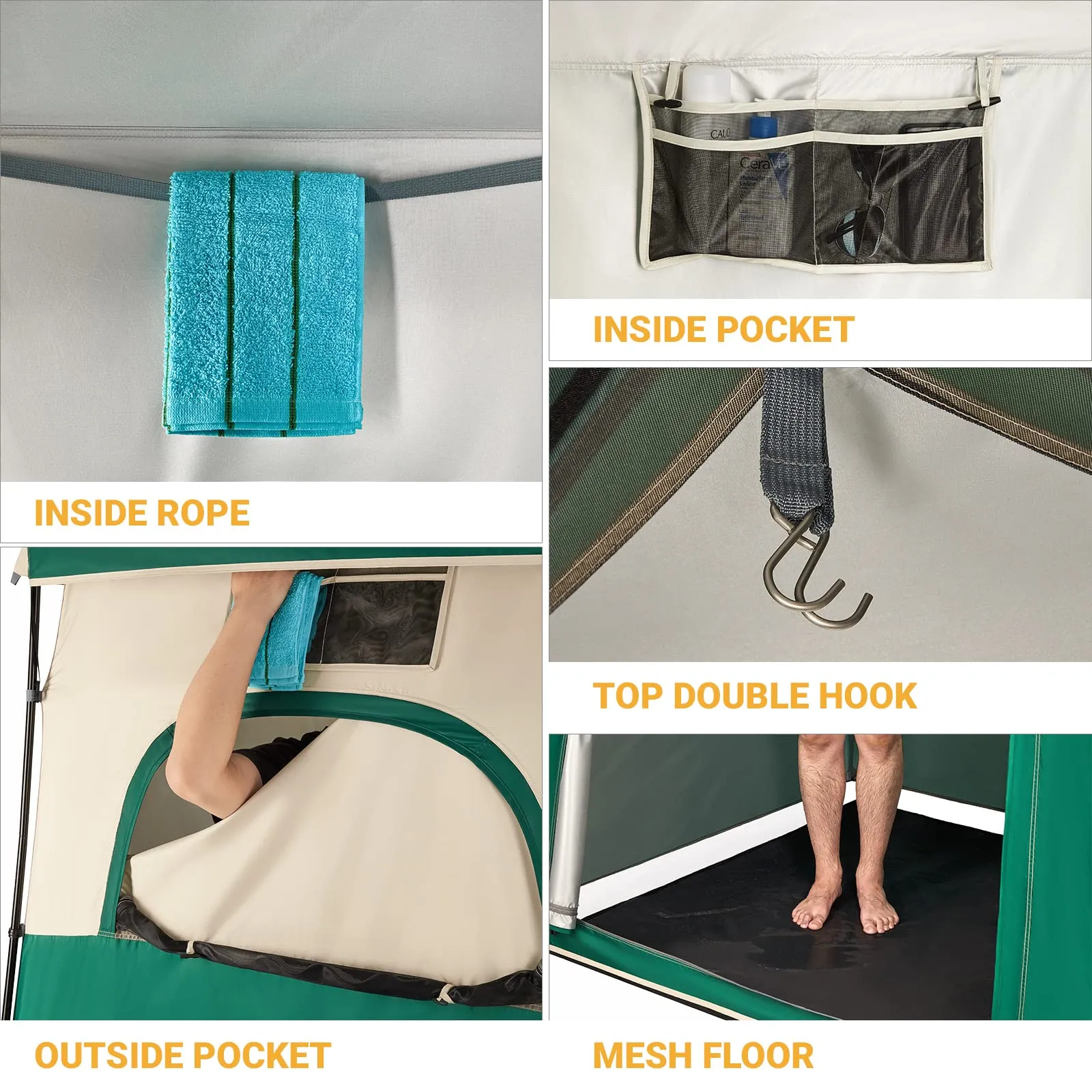 KingCamp MARASUSA Shower Tent 1 Room Privacy Shelter