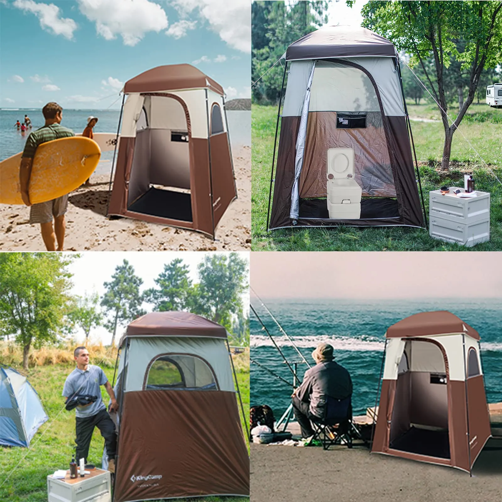 KingCamp MARASUSA Shower Tent 1 Room Privacy Shelter