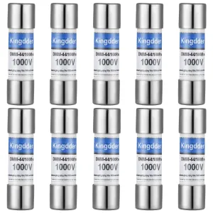 Kingdder Digital Multimeter Fuse DMM-44/100 440MA 1000V DMM Replacement Fast Acting Replacement Agent Fuse 10 x 35 mm, 3/8 Inch x 1-1/2 Inch(10 Pcs)