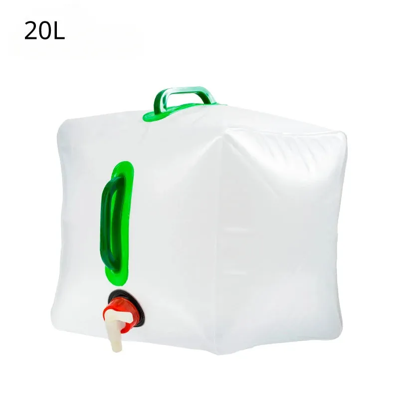 Large Capacity Folding Water Bag: Portable Camping Container