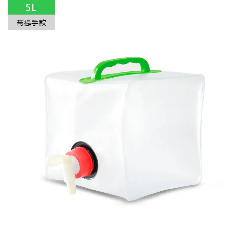 Large Capacity Folding Water Bag: Portable Camping Container