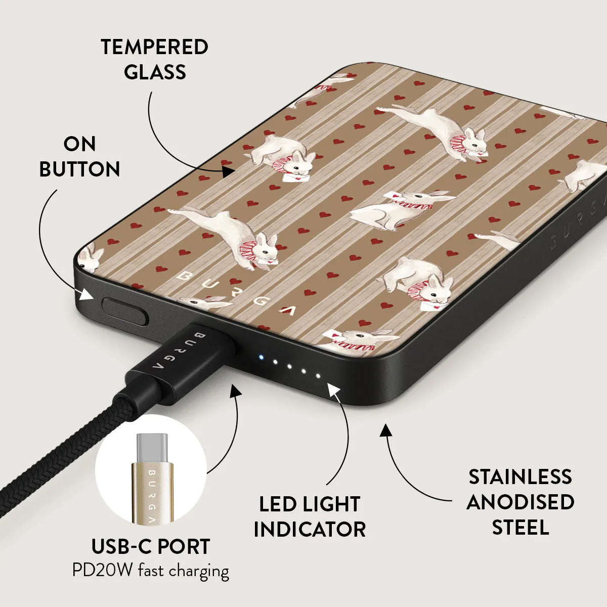 Late Again - Magnetic Power Bank
