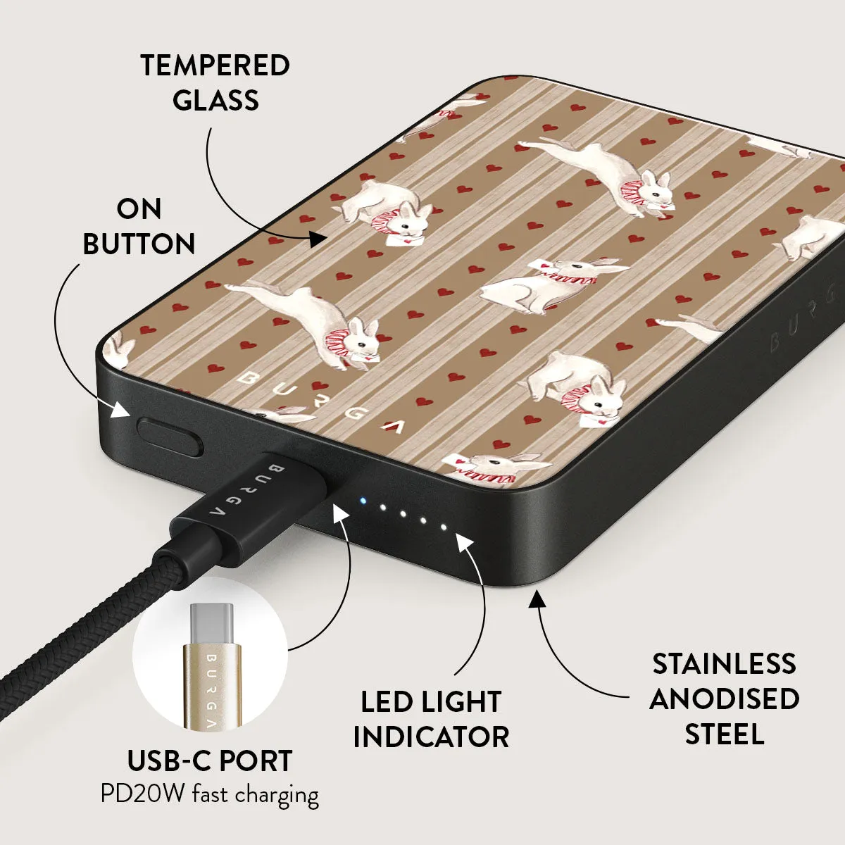 Late Again - Magnetic Power Bank