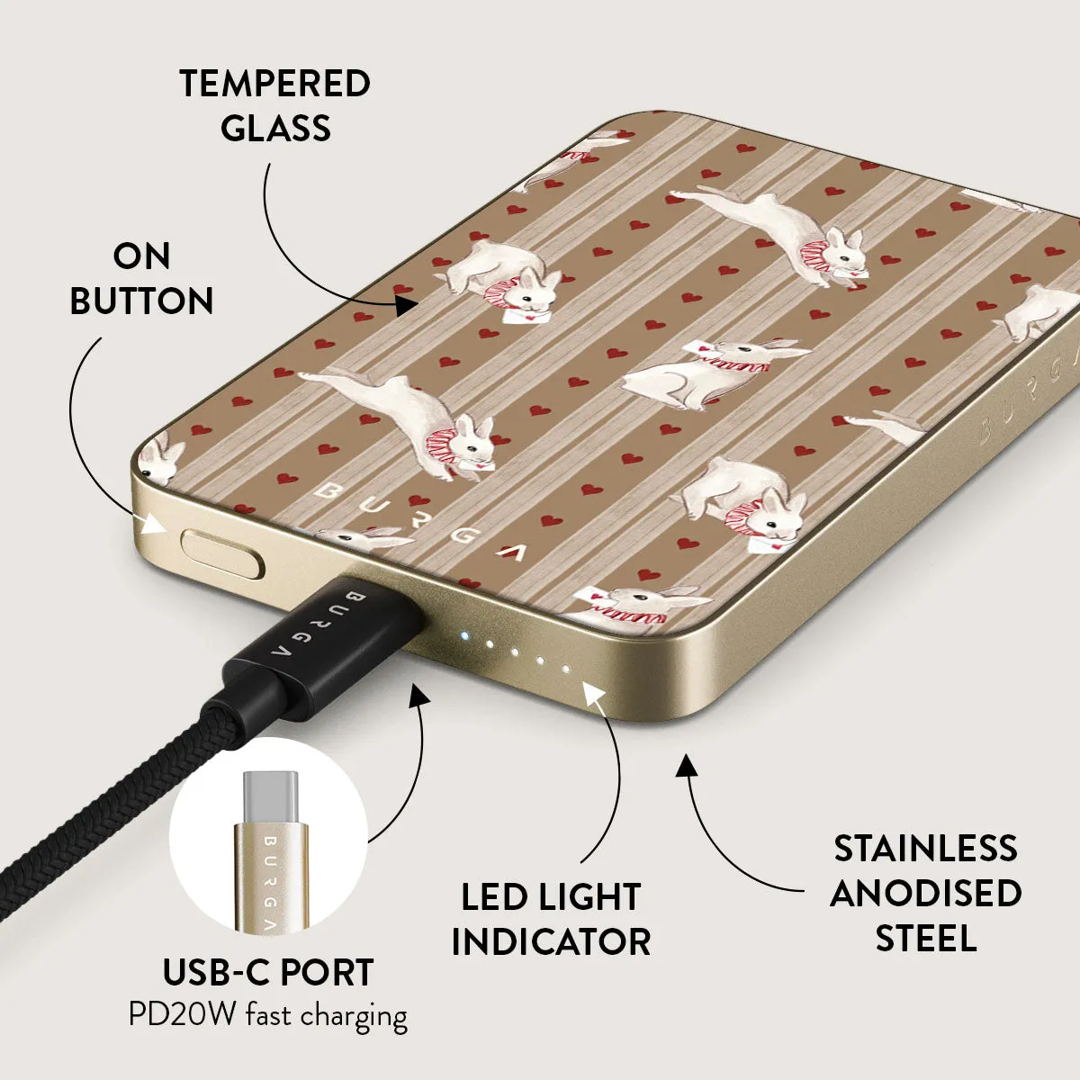 Late Again - Magnetic Power Bank