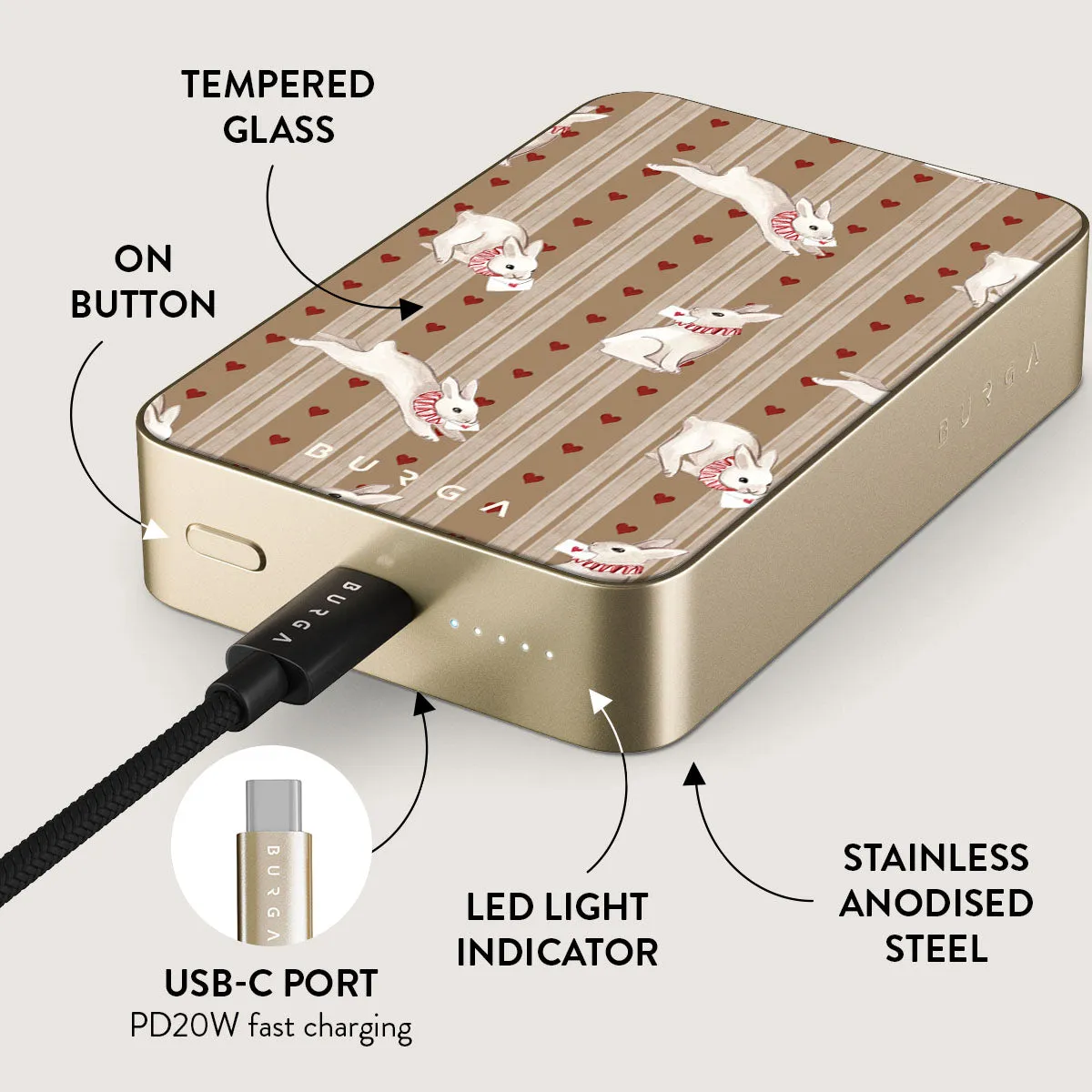 Late Again - Magnetic Power Bank