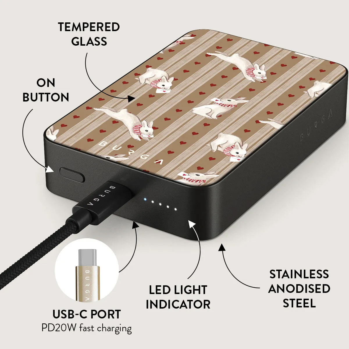 Late Again - Magnetic Power Bank