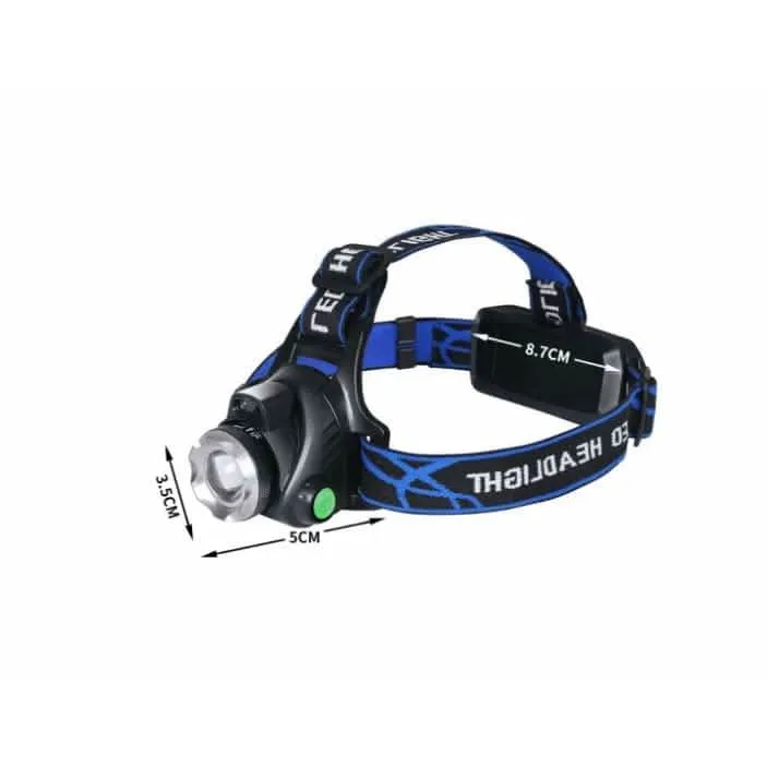 LED Outdoor Headlamp Camping Headlight Flashlight Head Torch Light Rechargeable