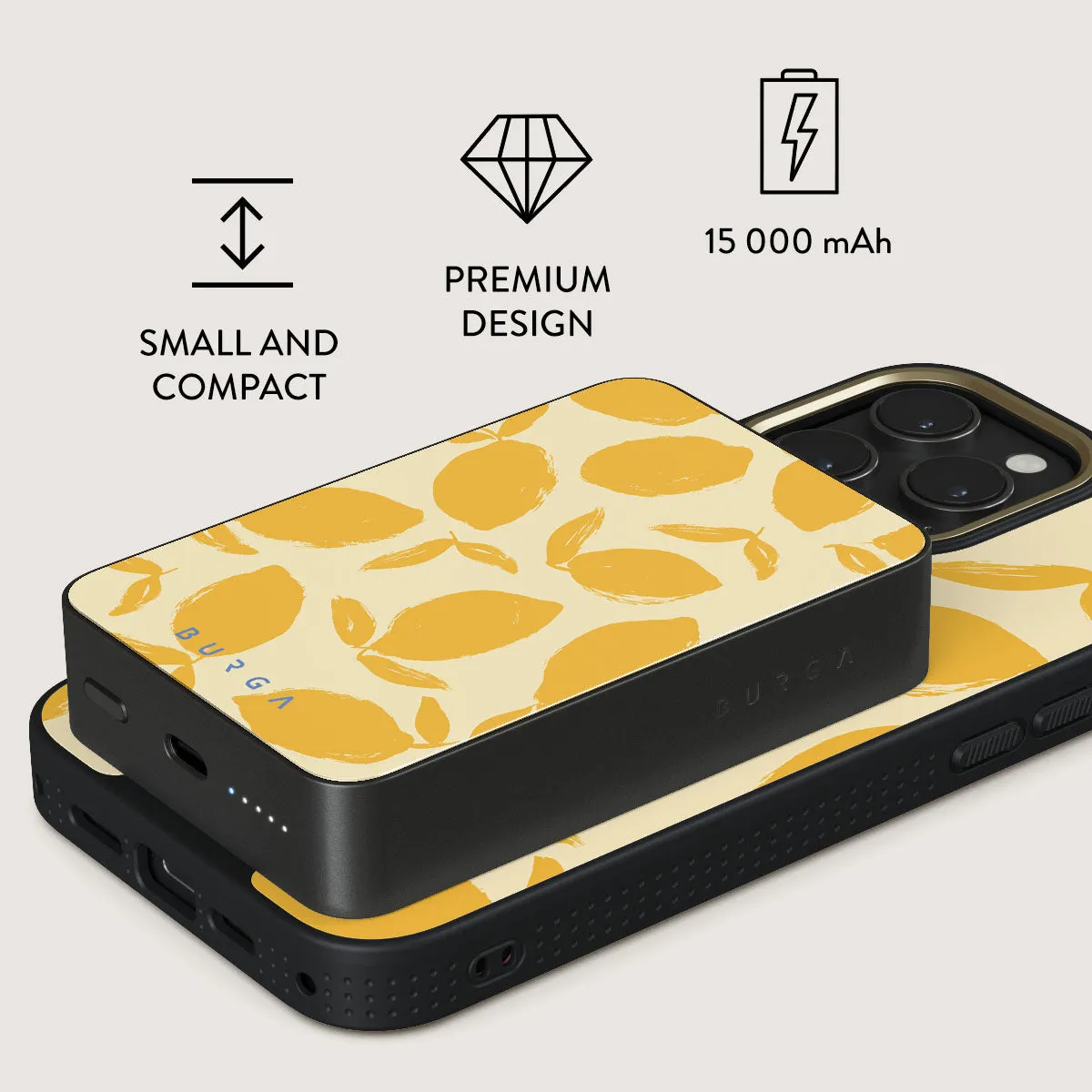 Lemon Tart - Magnetic Power Bank