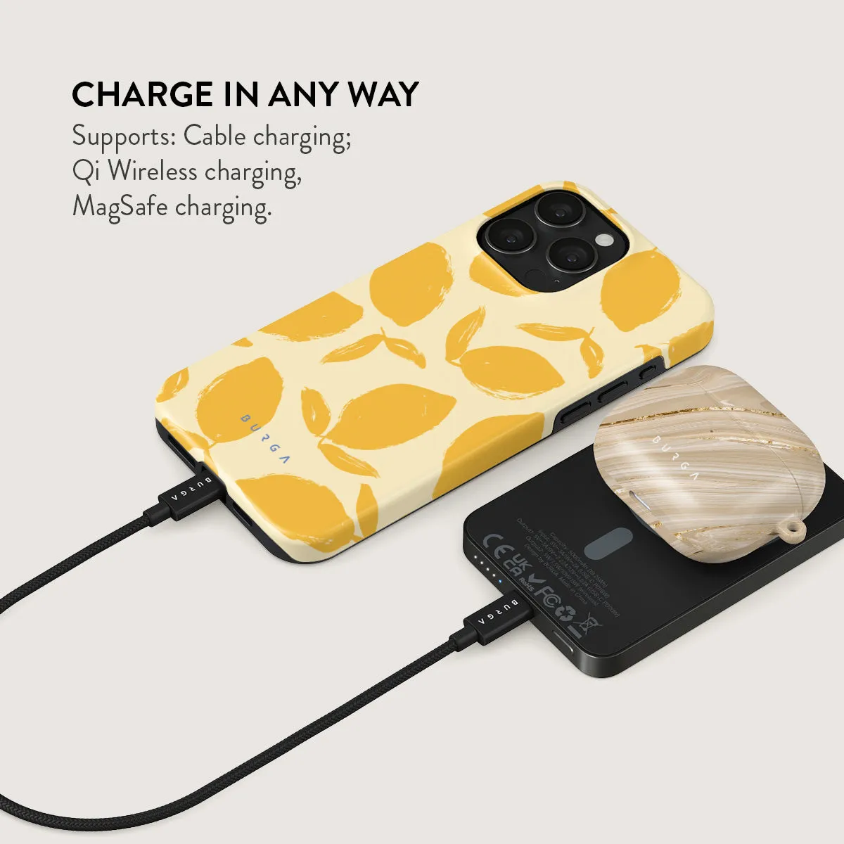 Lemon Tart - Magnetic Power Bank