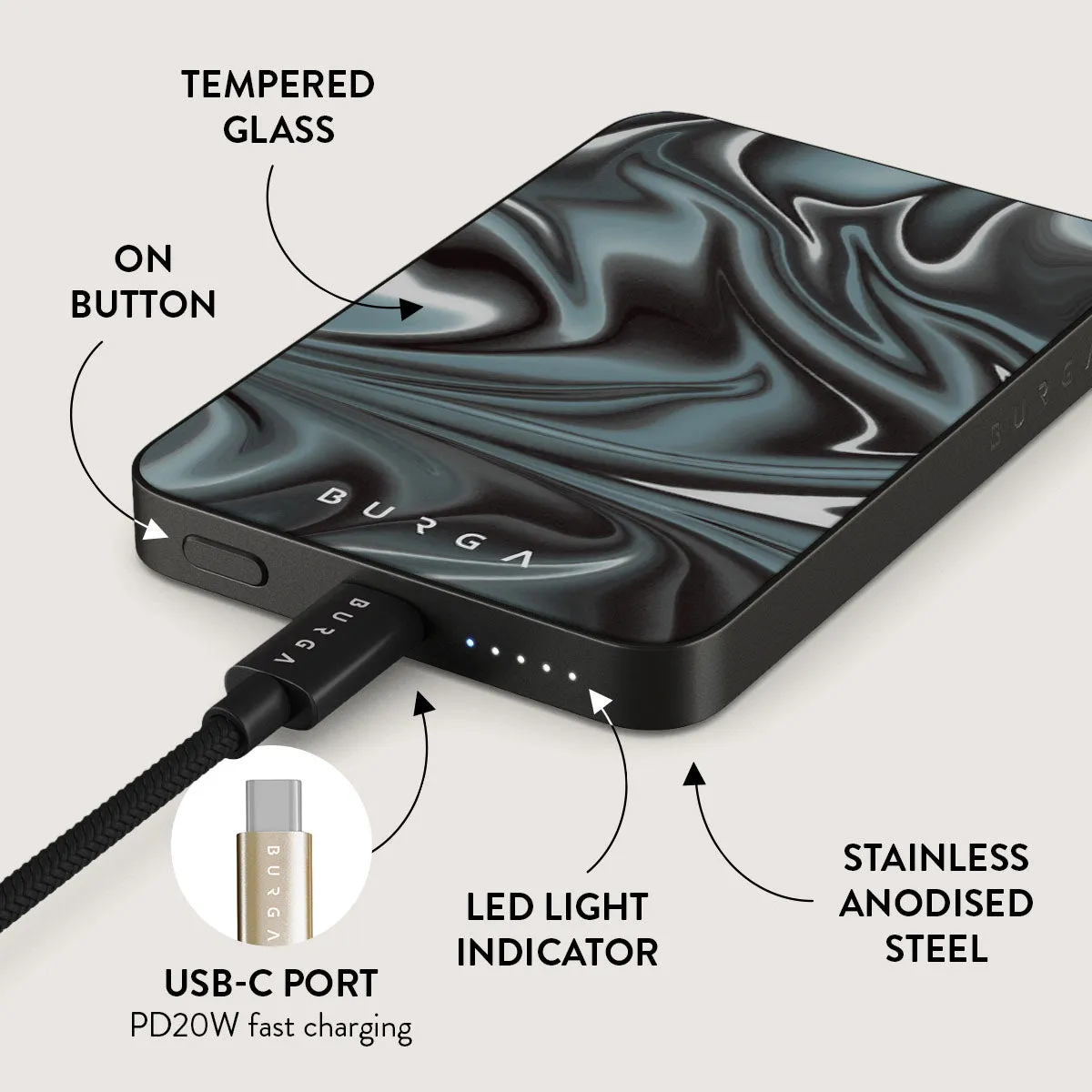 Lightning Strike - Magnetic Power Bank