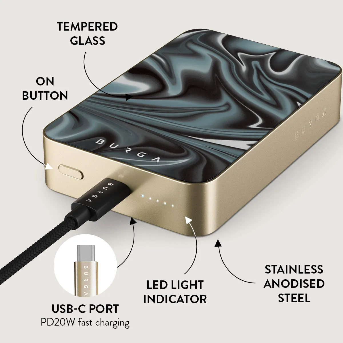 Lightning Strike - Magnetic Power Bank