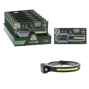 LitezAll Briteband® Low Profile Silicone Low Profile Headlamp with Inspection Light
