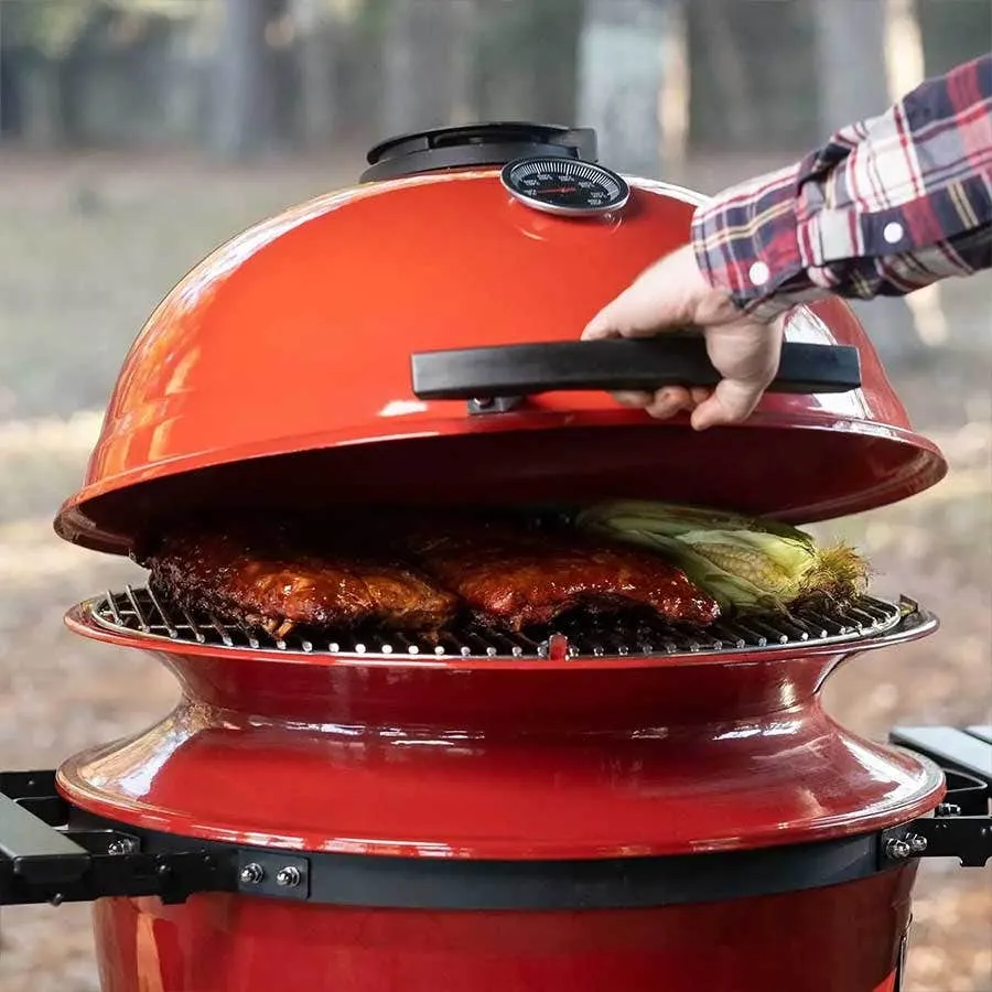 Local Special, Floor Model Kamado Joe Kettle Joe Charcoal Grill with Cart