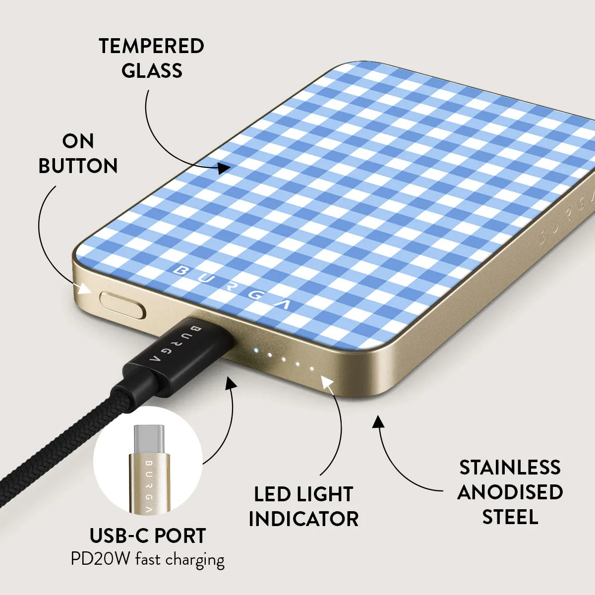 Lovely Day - Magnetic Power Bank