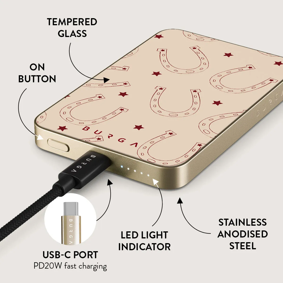 Lucky Charm - Magnetic Power Bank