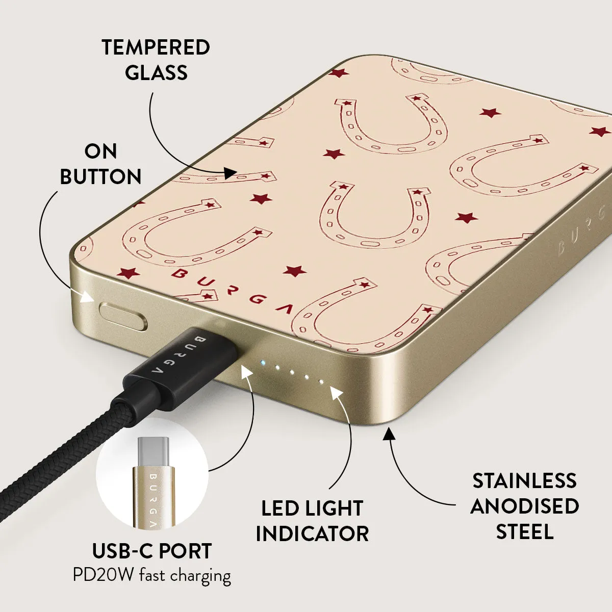 Lucky Charm - Magnetic Power Bank