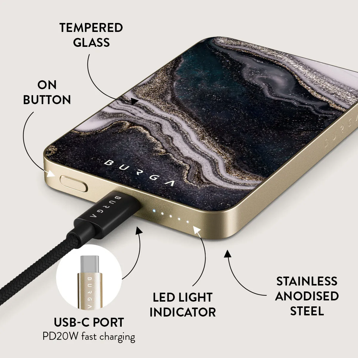 Magic Night - Beautiful Magnetic Power Bank