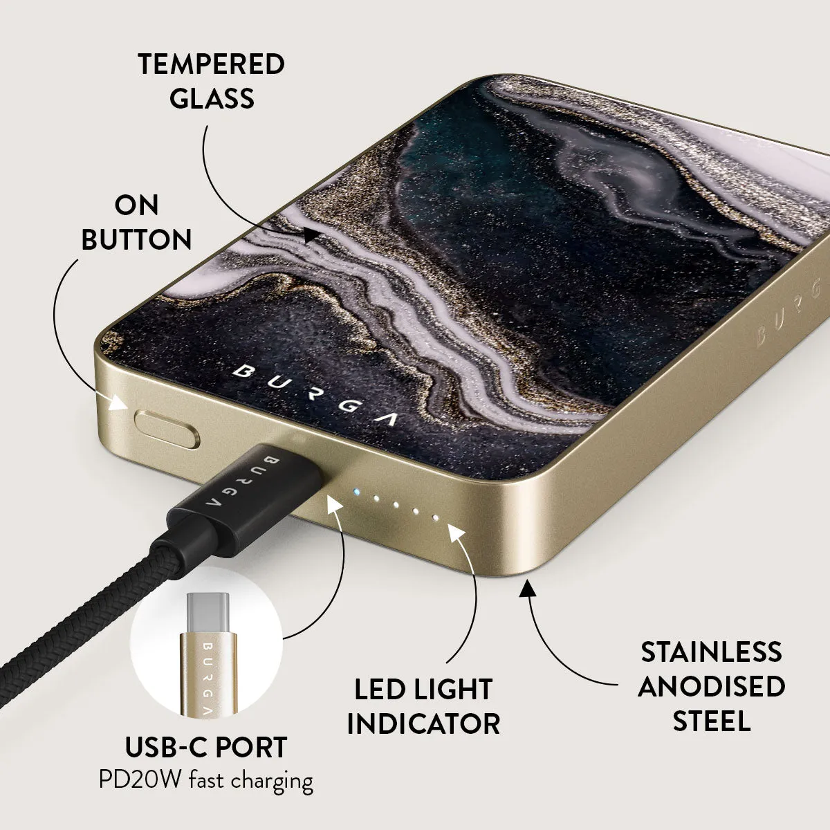 Magic Night - Beautiful Magnetic Power Bank