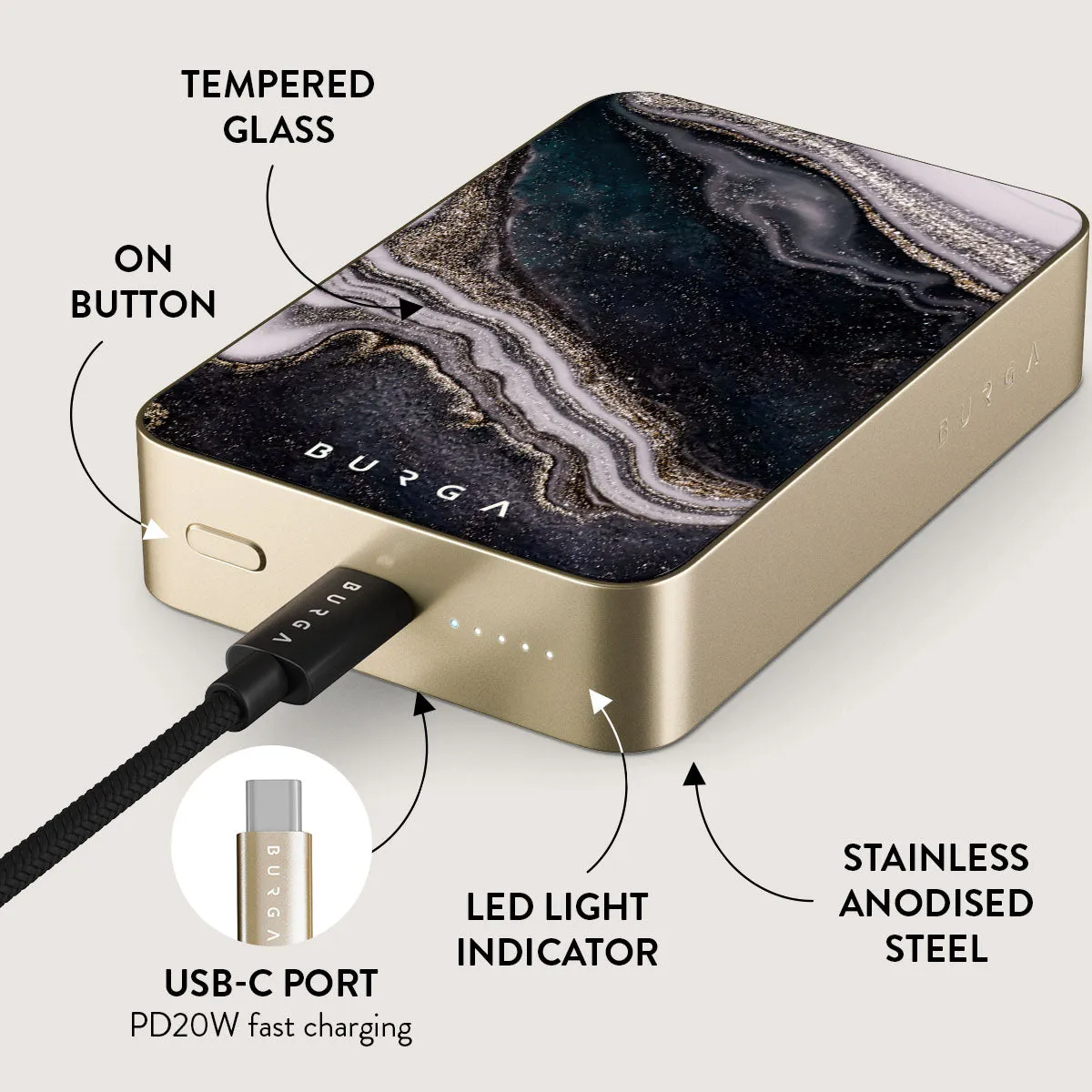 Magic Night - Beautiful Magnetic Power Bank