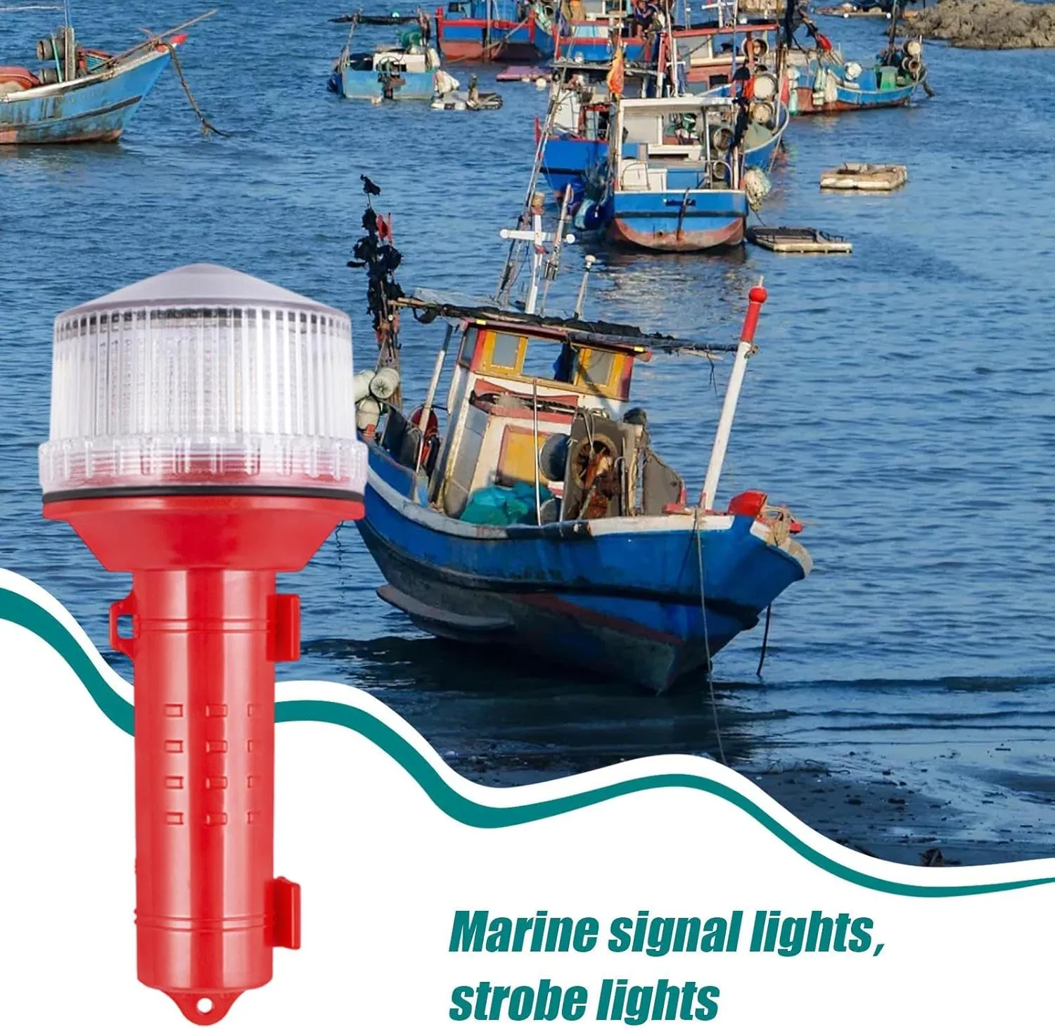 Marine Boat Flares Flares Navigation Flares - LED Marine Marine Strobe Light - Multifunctional Lighting, Navigation Survival Accessories, Safety Gear for Kayak Yat