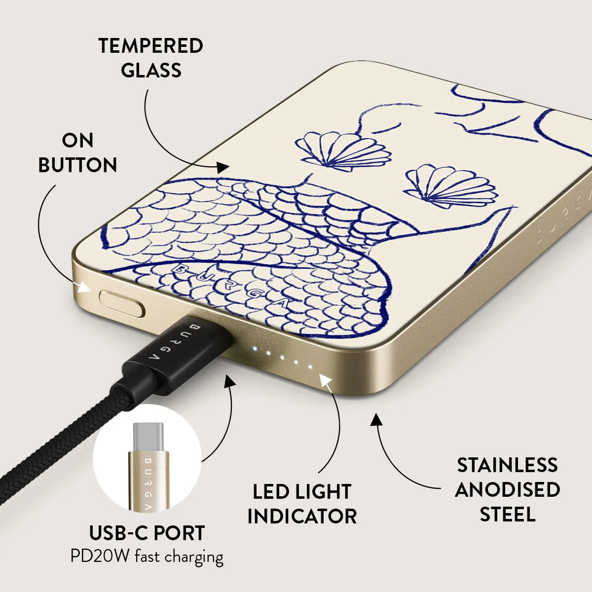 Marine Muse - Magnetic Power Bank