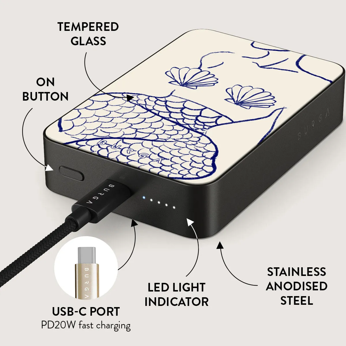 Marine Muse - Magnetic Power Bank