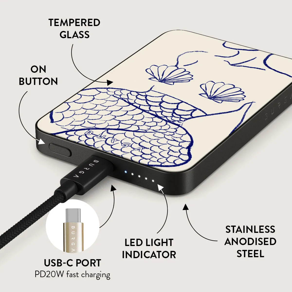 Marine Muse - Magnetic Power Bank