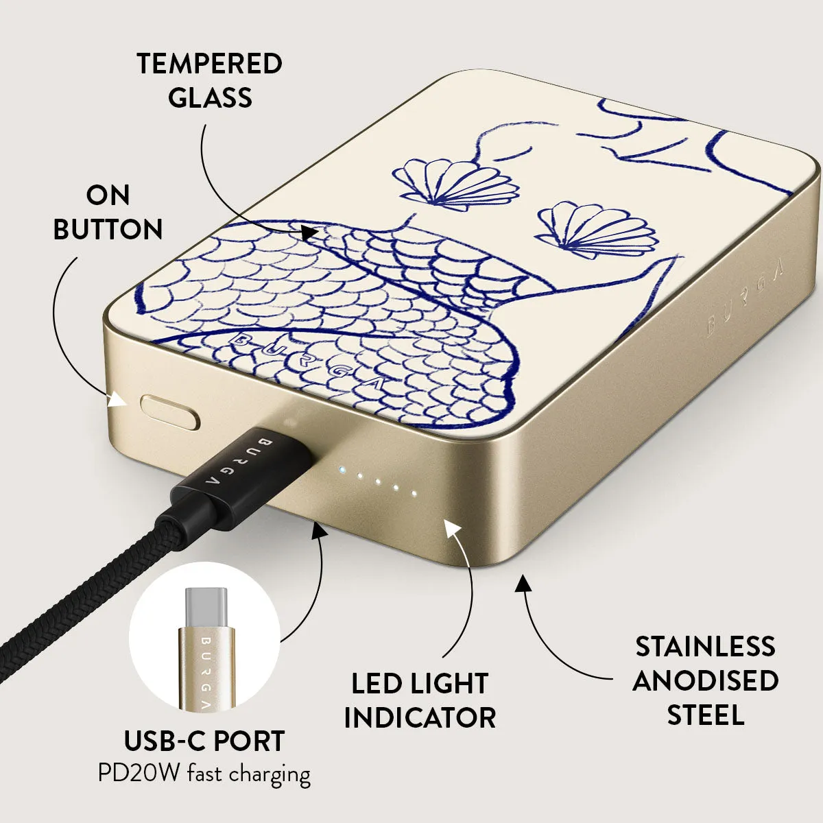 Marine Muse - Magnetic Power Bank
