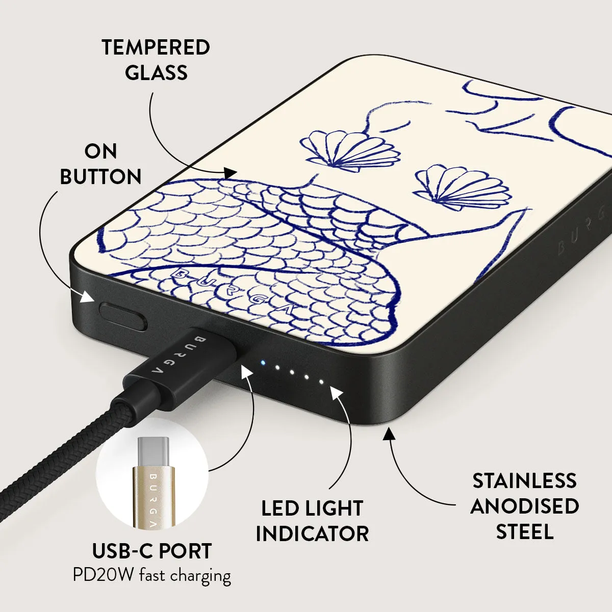 Marine Muse - Magnetic Power Bank
