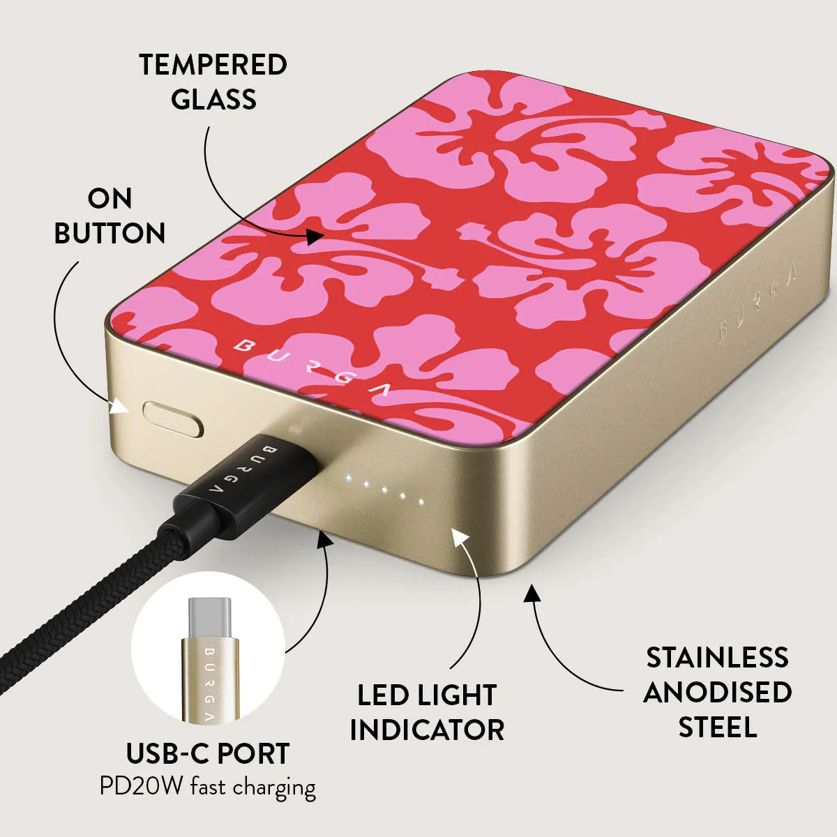 Me Gustas Tu - Magnetic Power Bank
