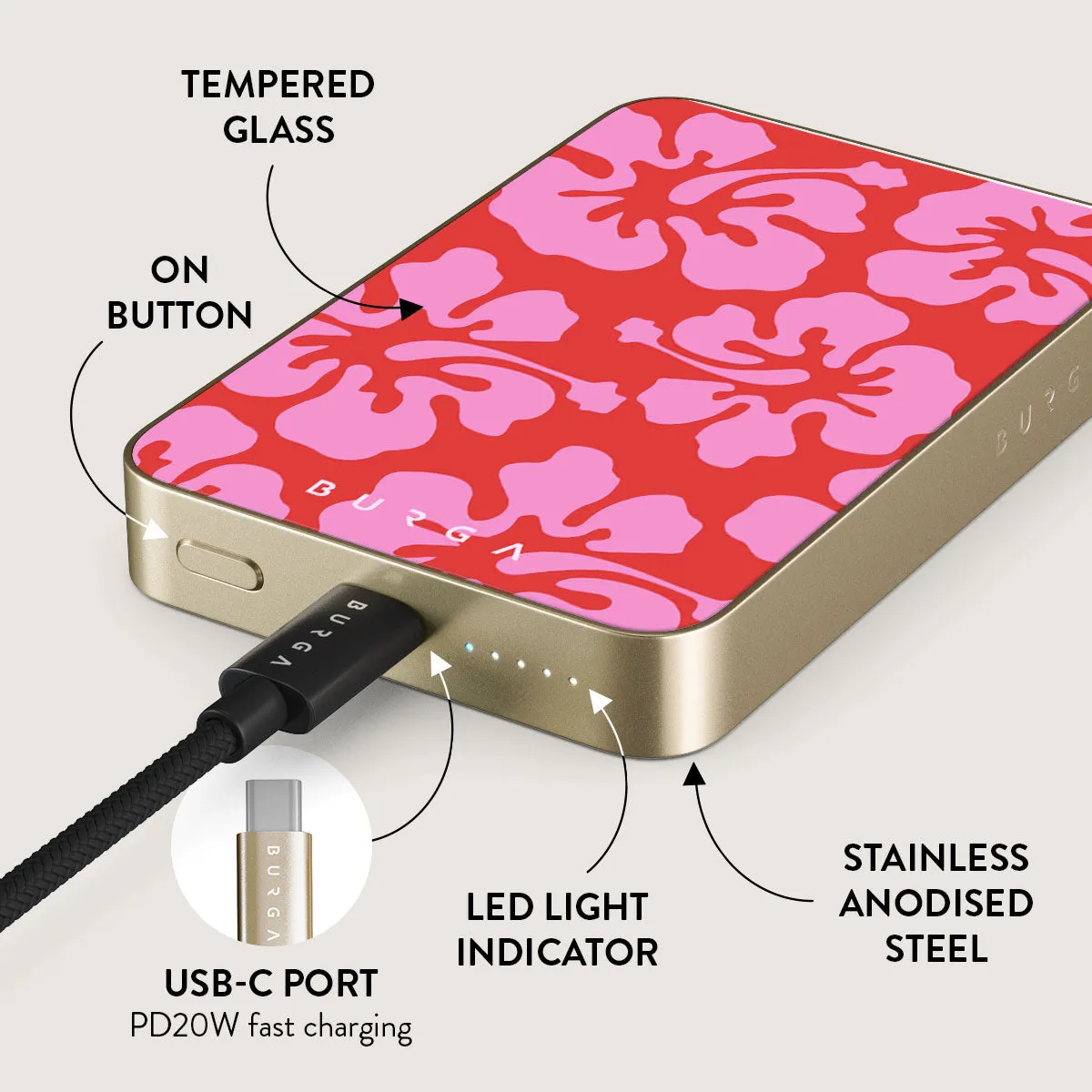 Me Gustas Tu - Magnetic Power Bank