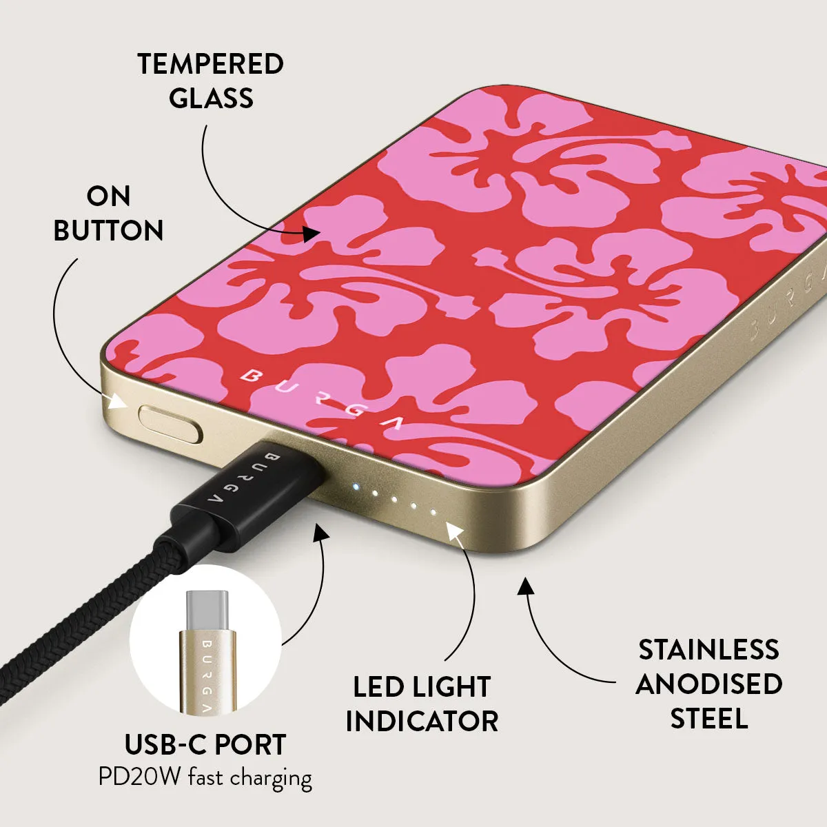 Me Gustas Tu - Magnetic Power Bank